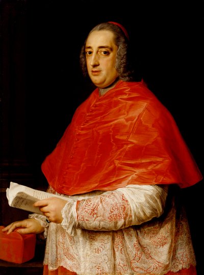 Portrait of Cardinal Prospero Colonna di Sciarra by Pompeo Girolamo Batoni