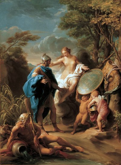 Venus Presenting Aeneas with Armour Forged by Vulcan by Pompeo Girolamo Batoni
