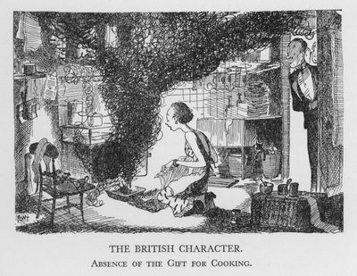 The British Character, Absence of the Gift for Cooking by Pont