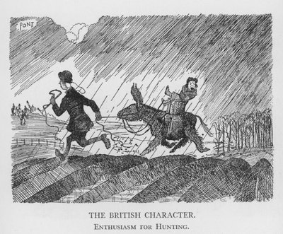 The British Character, Enthusiasm for Hunting by Pont