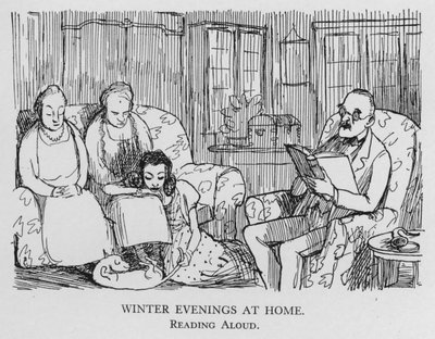 Winter evenings at home; reading aloud by Pont