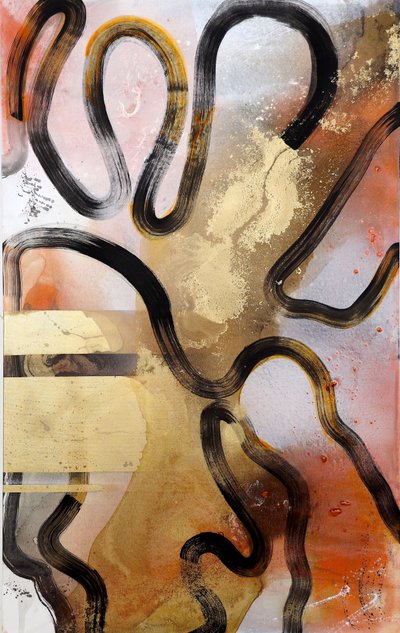 Fluid Gold Lines by Poonam Choudhary