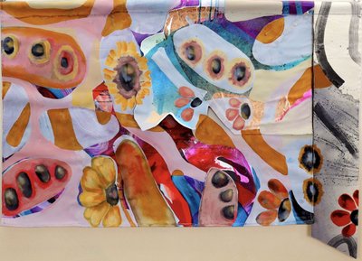 Vibrant Abstract Flowers by Poonam Choudhary