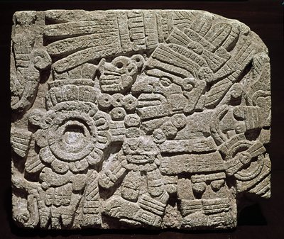Sculpted Pectoral Representing a Richly Dressed Character by Pre Columbian Pre Columbian