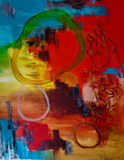 Vibrant Abstract Shapes by Preston Harmon