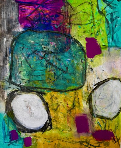 Vibrant Abstract Shapes by Preston Harmon