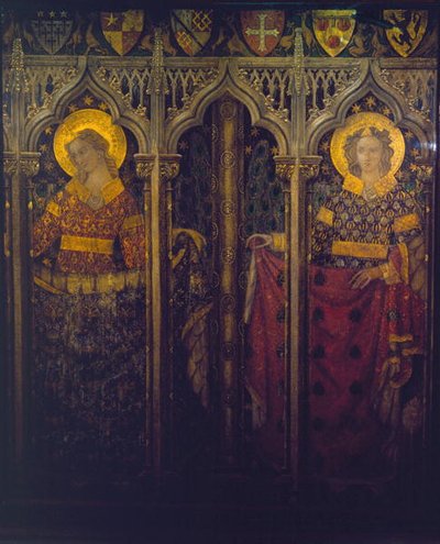 Angels, Reconstruction of a Wall Painting Originally in St. Stephen