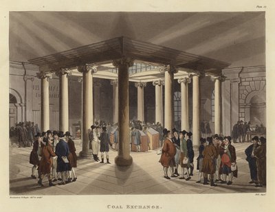Coal Exchange by Pugin and Rowlandson