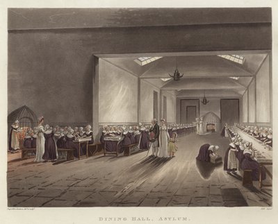 Dining Hall by Pugin and Rowlandson