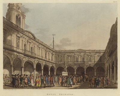 Royal Exchange by Pugin and Rowlandson