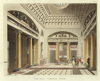The Hall by Pugin and Rowlandson