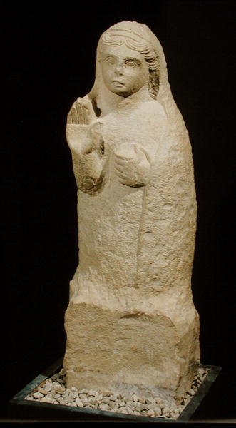 Funerary stela in the form of a statuette, 4th-3rd century BC by Punic Punic