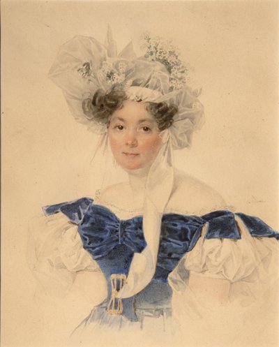 Portrait of Countess Varvara Sergeyevna Golitsyna by Pyotr Fyodorovich Sokolov