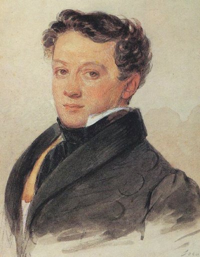Portrait of Sergey Ivanovich Turgenev by Pyotr Fyodorovich Sokolov