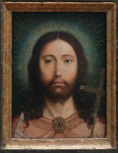 Christ Salvator Mundi by Quentin Massys or Matsys