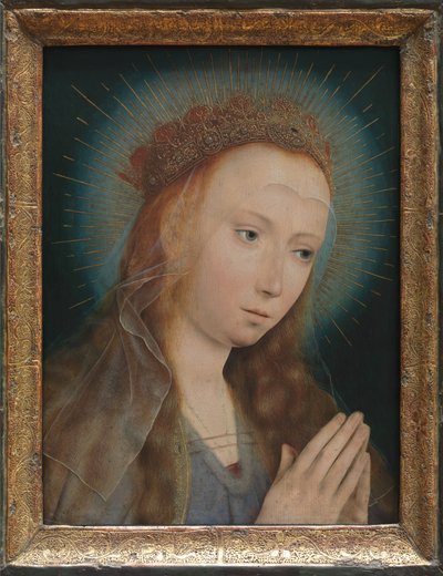 Virgin at Prayer by Quentin Massys or Matsys