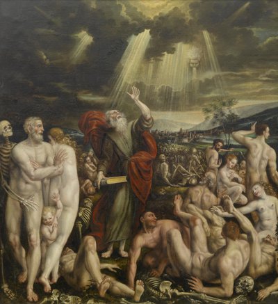 The Vision of the Prophet Ezekiel by Quentin Massys or Metsys