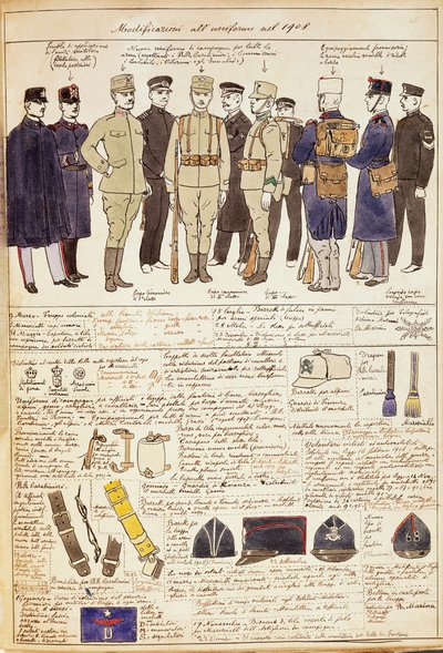 Uniform Variations of Kingdom of Italy by Quinto Cenni