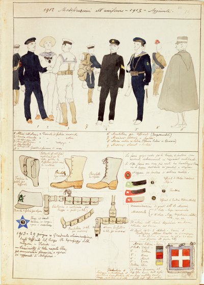 Uniform Variations of Kingdom of Italy by Quinto Cenni by Quinto Cenni