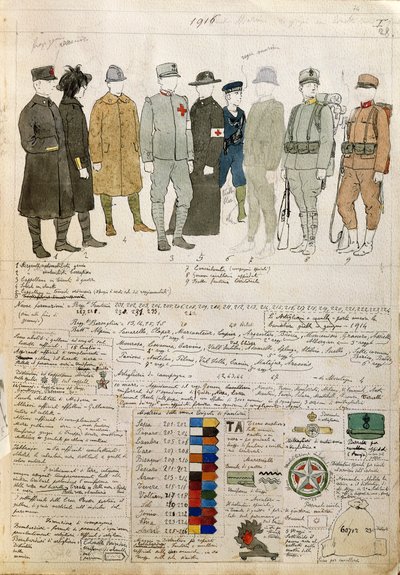 Uniforms of Kingdom of Italy by Quinto Cenni by Quinto Cenni
