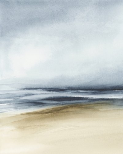 Serene Coastal Horizon by Rachel Elise