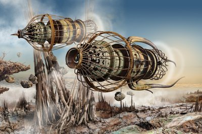 Steampunk Airship Journey by Radoslav Penchev