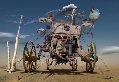 Steampunk Desert Machine by Radoslav Penchev