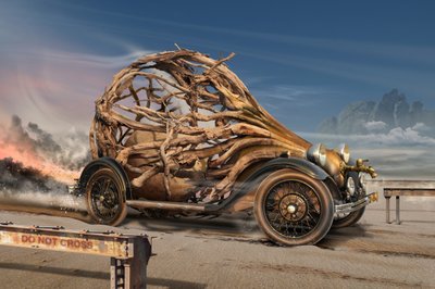 Steampunk Root Car by Radoslav Penchev