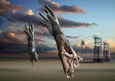 Surreal Desert Hands by Radoslav Penchev