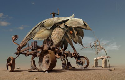 Surreal Desert Machine by Radoslav Penchev