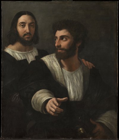 Self-Portrait with a Friend (Double Portrait) by Raffaello Sanzio Raphael