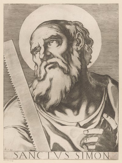 Saint Simon the Zealot by Raffaello Schiaminossi
