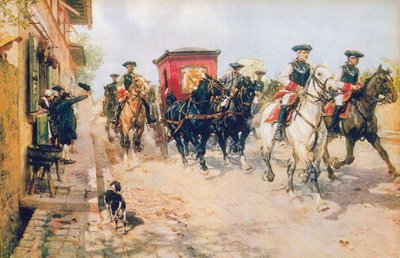 Promenade of the Grand Duke Pietro Leopoldo by Raffaello Sorbi