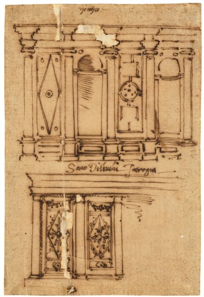 Design for a Wall Decoration by Raffaello da Montelupo
