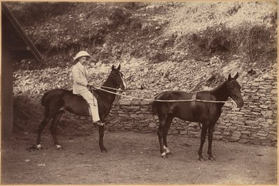 Captain H. S. Rawhinson (recto) by Raja Deen Dayal