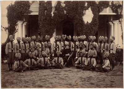 Detachment of Bhopal Battalion at Indore by Raja Deen Dayal