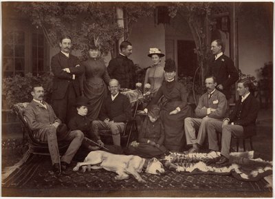 His Eminence Commander in Chief and Party, Shimla by Raja Deen Dayal