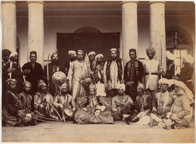 Maharaja of Rewa and Sardars by Raja Deen Dayal