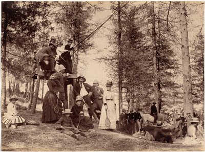 Picnic Party, Mashobra by Raja Deen Dayal
