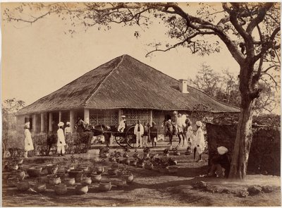 Reverend Loche at Neemuch by Raja Deen Dayal