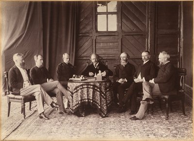 The Viceregal Council by Raja Deen Dayal