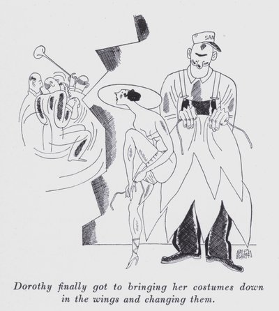 Illustration for "But Gentlemen Marry Brunettes" by Anita Loos by Ralph Barton