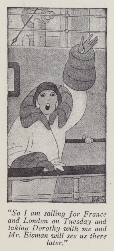 Illustration for Gentlemen Prefer Blondes by Anita Loos by Ralph Barton
