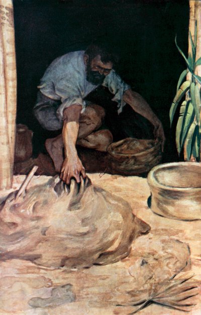 Illustration for Robinson Crusoe by Daniel Defoe by Ralph Noel Pocock