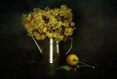 Vintage Floral Still Life by Ramiz Sahin