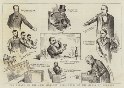 The Debate on the Arms (Ireland) Bill, Notes in the House of Commons by Randolph Caldecott
