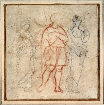 Aeneas Escorted by Dido (detail) by Raphael