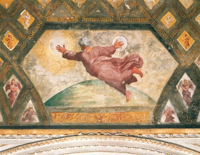 The Creation of the Sun and Moon by Raphael