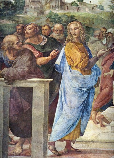 Disputa. (detail) by Raffaello Sanzio Raphael
