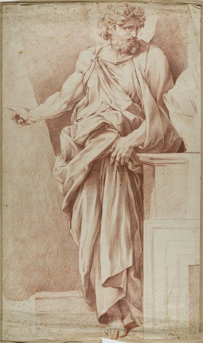 Standing Man, Pointing with Right Hand by Raphael
